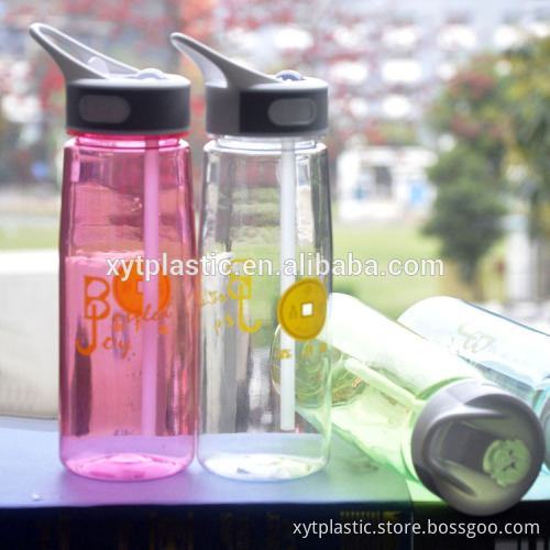 high quality tritan water bottle with crook,easy carry BPA free material